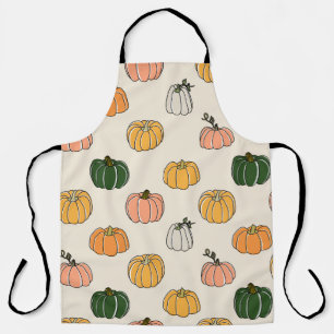 Tablier Citrouille Harvest vintage Motif sans fil