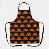 Tablier Citrouille Jack-o-lanterne (Recto)