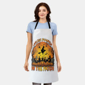 Tablier Citrouille la plus cool Patch Halloween Sorcière A (Porté)