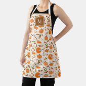 Tablier Citrouille Pie Automne Motif Automne Monogramme in (Insitu)