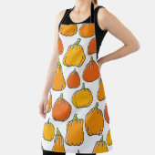 Tablier Citrouille récolter motif transparent. Oran mûr de (Insitu)