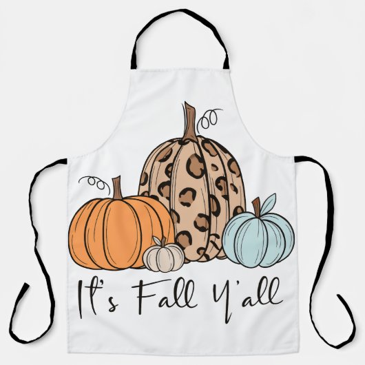 Tablier Citrouille tendance d'automne | Citation “C'est l' (Recto)