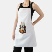 Tablier Citrouille West Highland Costume Terrier blanc Wes (Insitu)