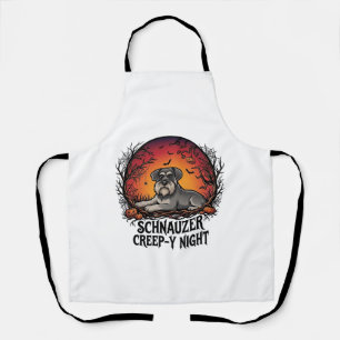 Tablier Citrouilles Chauves-Souris de Nuit Flippante Schna