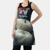 Tablier Citrouilles d'automne dans un jardin rustique (Insitu)