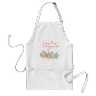 Tablier Citrouilles de chute d'aquarelle