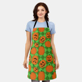 Tablier Citrouilles d'Halloween (Porté)
