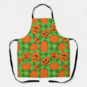 Tablier Citrouilles d'Halloween (Recto)