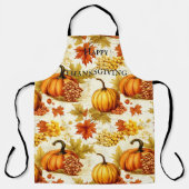 Tablier Citrouilles et Bon thanksgiving du raisin (Recto)