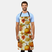 Tablier Citrouilles et Bon thanksgiving du raisin (Porté)