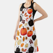 Tablier Citrouilles et feuilles d'automne (Insitu)