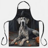 Tablier Citrouilles Great Dane Halloween Épouvantable Flip (Recto)