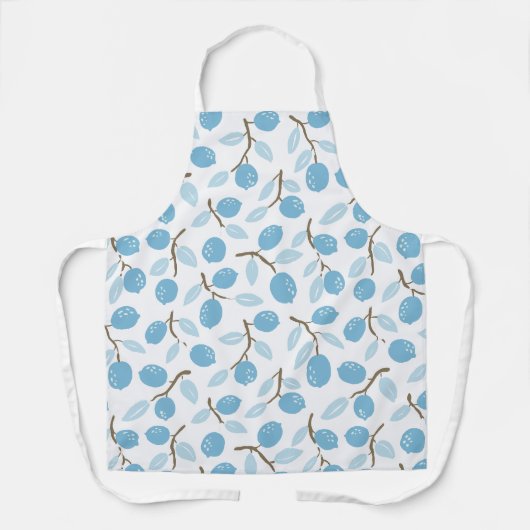 Tablier Citrus Chef bleu Brown (Recto)
