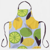 Tablier Citrus citron Abstrait Motif Imprimer (Recto)