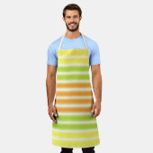 Tablier Citrus Citrus Citron Lime Et Orange Stripes (Porté)