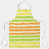 Tablier Citrus Citrus Citron Lime Et Orange Stripes (Recto)