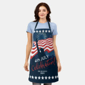 Tablier City Skyline Independence Day Celebration ID658 (Porté)