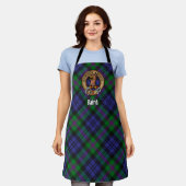 Tablier Clan Baird Crest sur Tartan (Porté)