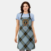 Tablier Clan Bell Crest sur Tartan (Porté)