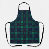 Tablier Clan Black Watch Plaid Blue Green Check Tartan (Recto)