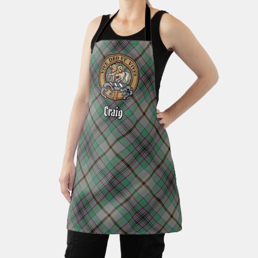 Tablier Clan Craig Crest Apron (Insitu)