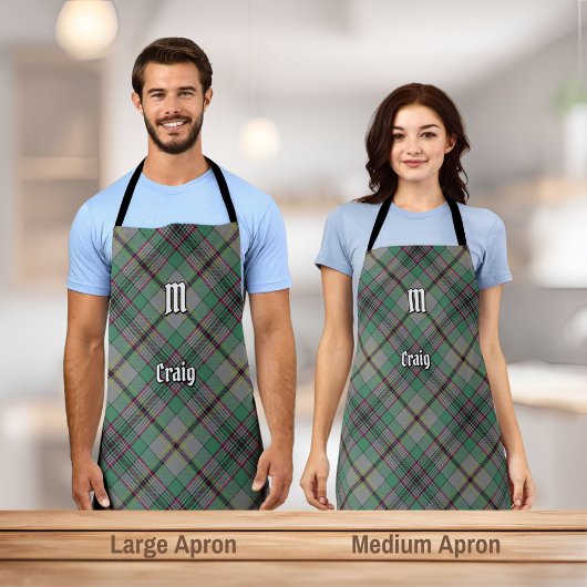 Tablier Clan Craig Tartan Apron