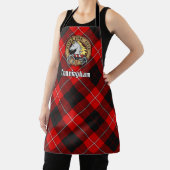 Tablier Clan Cunningham Crest sur Tartan (Insitu)