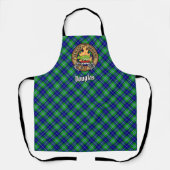 Tablier Clan Douglas Crest sur Tartan (Recto)