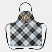 Tablier Clan Forbes Crest sur la robe Tartan (Recto)