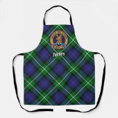 Tablier Clan Forbes Crest sur Tartan (Recto)