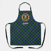 Tablier Clan Gordon Crest sur Tartan Apron (Recto)