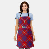 Tablier Clan Hamilton Red Tartan Apron (Porté)