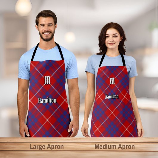 Tablier Clan Hamilton Red Tartan Apron