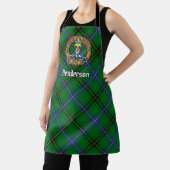 Tablier Clan Henderson Crest sur Tartan (Insitu)
