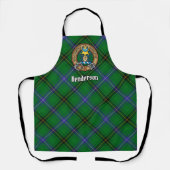 Tablier Clan Henderson Crest sur Tartan (Recto)