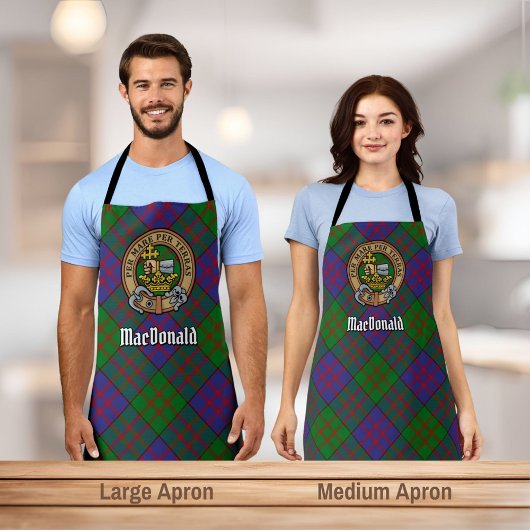 Tablier Clan MacDonald Crest Apron