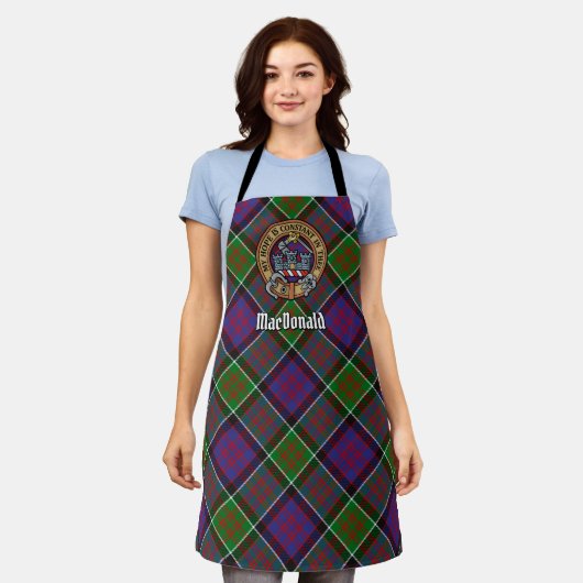 Tablier Clan MacDonald de Clanranald Crest Apron (Porté)