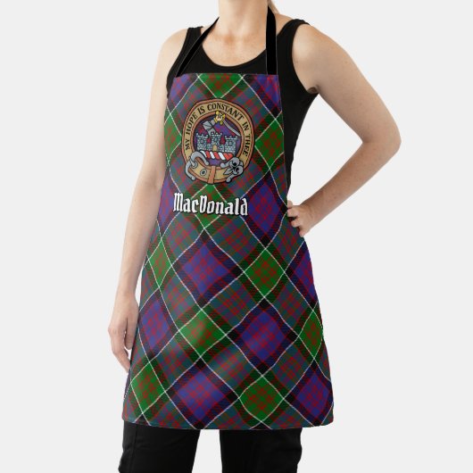 Tablier Clan MacDonald de Clanranald Crest Apron (Insitu)
