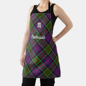Tablier Clan MacDonald de Clanranald Tartan Apron (Insitu)