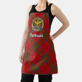 Tablier Clan MacDonald de Keppoch Crest Apron (Insitu)