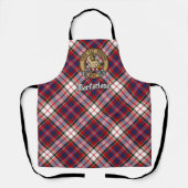 Tablier Clan MacFarlane Crest sur le tatan de robe (Recto)