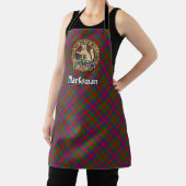 Tablier Clan MacGowan Crest sur Tartan (Insitu)