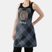 Tablier Clan MacKay Crest sur Blue Tartan (Insitu)