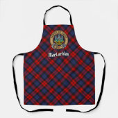 Tablier Clan MacLachlan Crest sur Tartan (Recto)