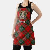 Tablier Clan MacLean Crest sur Tartan (Insitu)