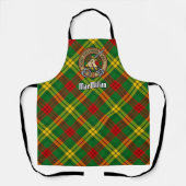 Tablier Clan MacMillan Crest sur Tartan (Recto)