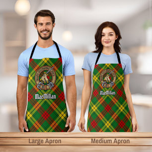 Tablier Clan MacMillan Crest sur Tartan