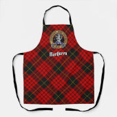 Tablier Clan MacQueen Crest sur Tartan (Recto)