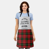 Tablier Clan Plaid Kerr Check Tartan Kitchen (Porté)