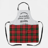Tablier Clan Plaid Kerr Check Tartan Kitchen (Recto)